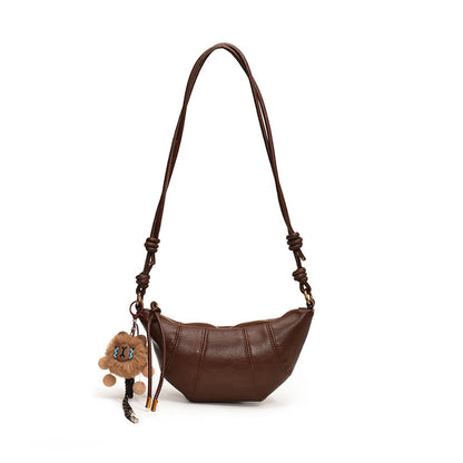 Casual Retro Bag Women 2025 Messenger Bag Commuter Croissant Bag