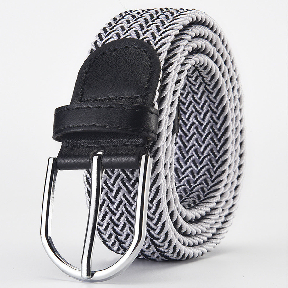 Woven Elastic Casual Men's Belt