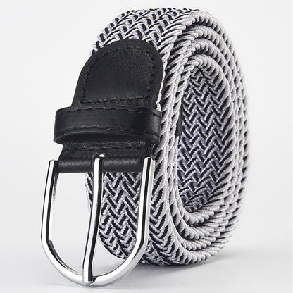 Woven Elastic Casual Men's Belt