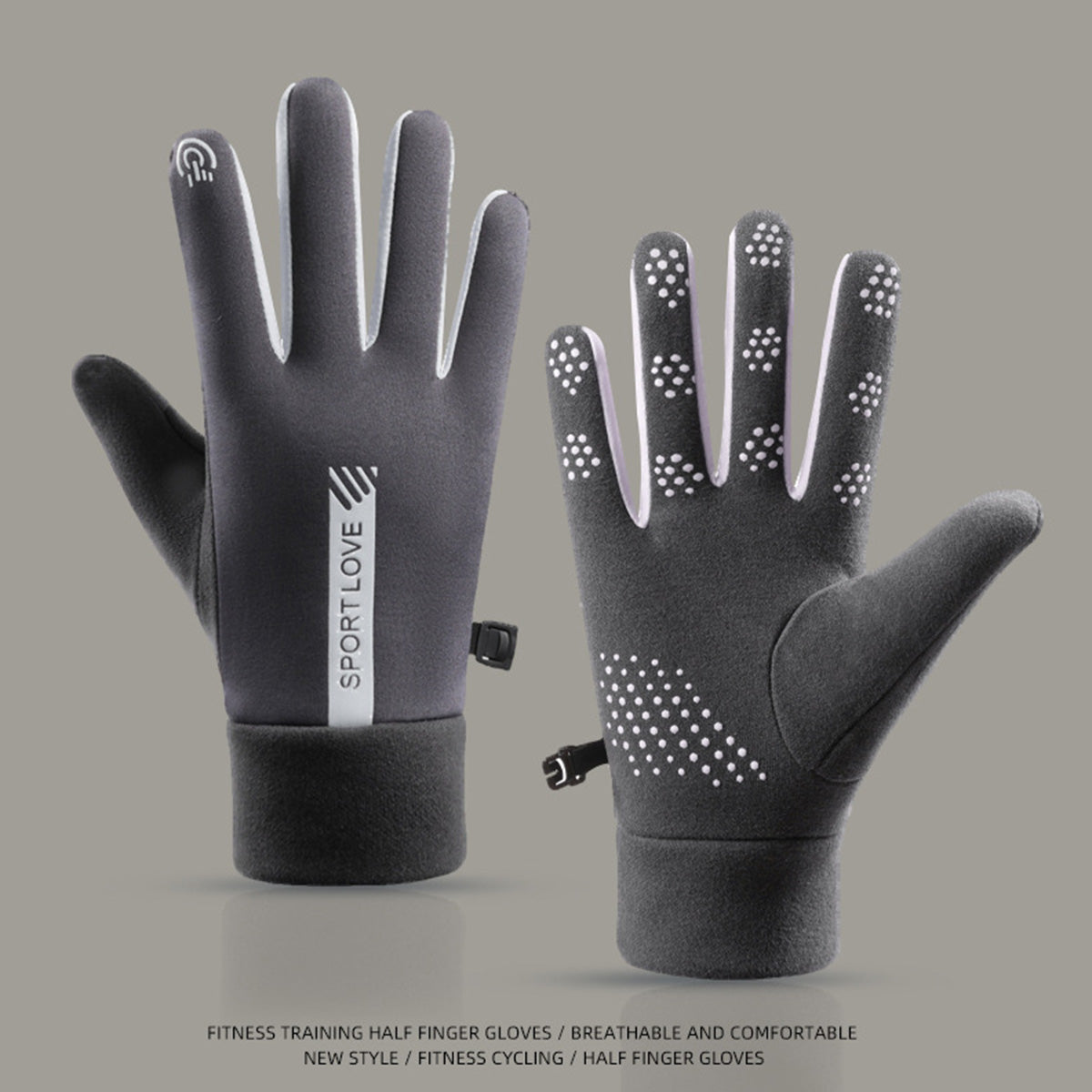 Men's Women's Warm Cycling Touch Screen Gloves