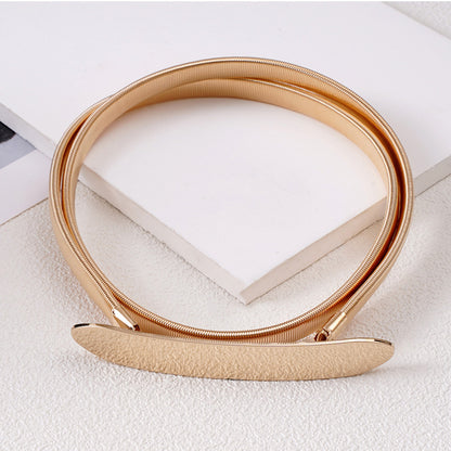 Women's Metal Spring Waist Chain