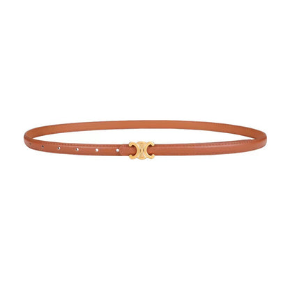 Women's Double C Smooth Buckle Belt