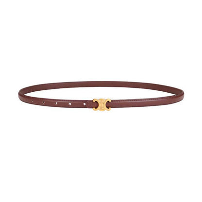 Women's Double C Smooth Buckle Belt
