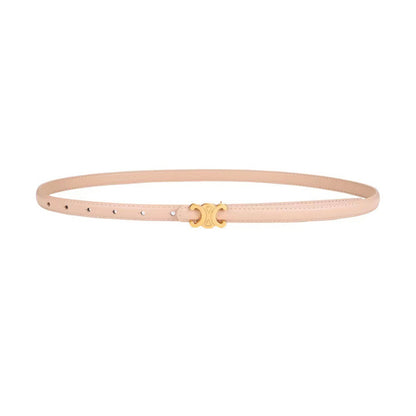 Women's Double C Smooth Buckle Belt