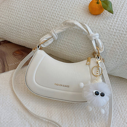 Ladies French Handbags Single Shoulder Saddle Bag
