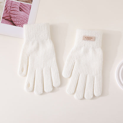 Winter Cycling Warm Plush Touch Screen Gloves