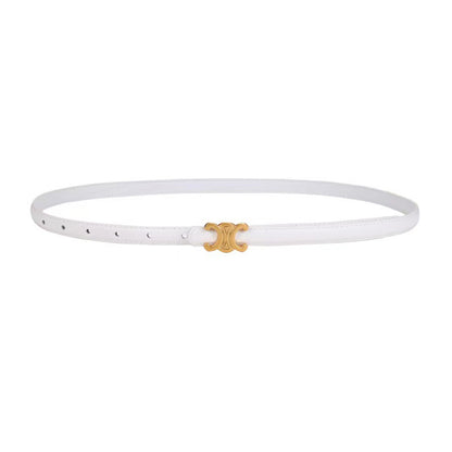 Women's Double C Smooth Buckle Belt
