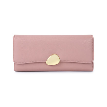 Classic Lychee Pattern Tri-fold Wallet