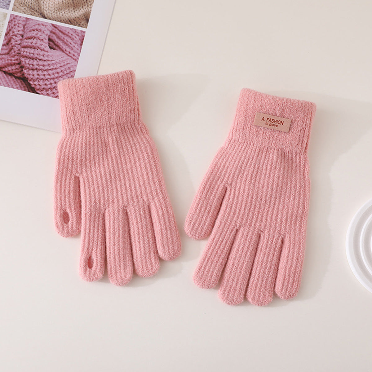 Winter Cycling Warm Plush Touch Screen Gloves