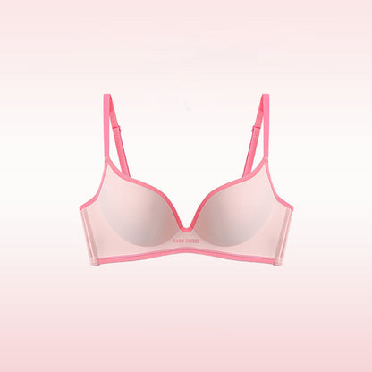 Colorful Jumping Girl Seamless Bra