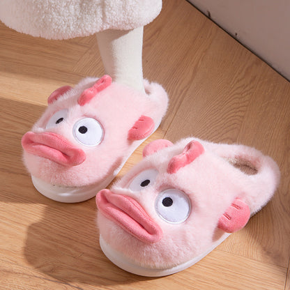 Clownfish Cotton Slippers Winter Cartoon Slippers