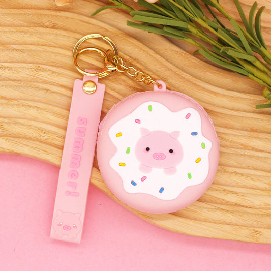 Cute cartoon silicone coin pocket coin purse
