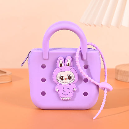 Cute cartoon silicone coin pocket coin purse