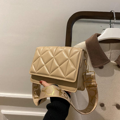 Solid Color Handbags Crossbody Small Square Bags