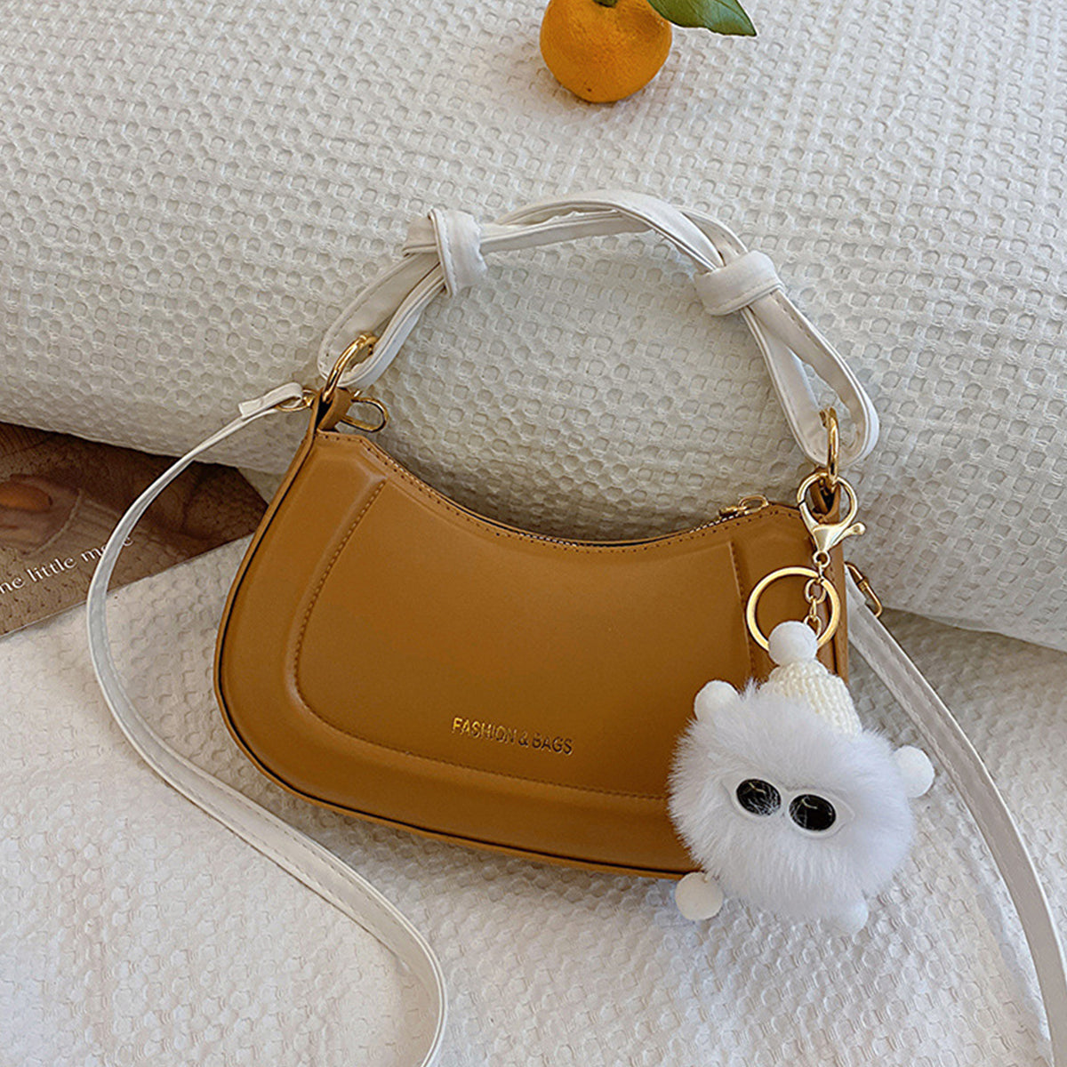 Ladies French Handbags Single Shoulder Saddle Bag