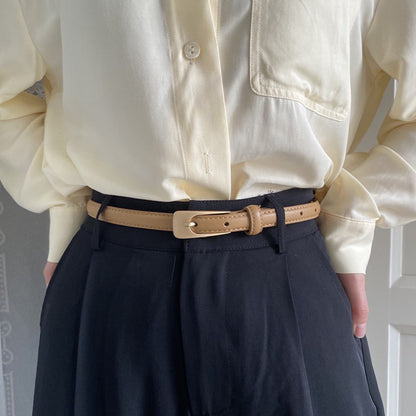 Retro Suit Women's Small Belt Decoration