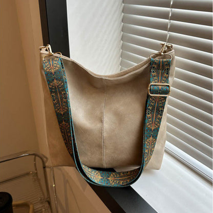 Single Shoulder Crossbody Large Capacity PU Bag