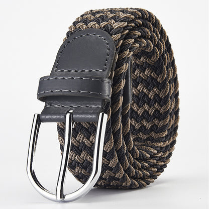 Woven Elastic Casual Men's Belt